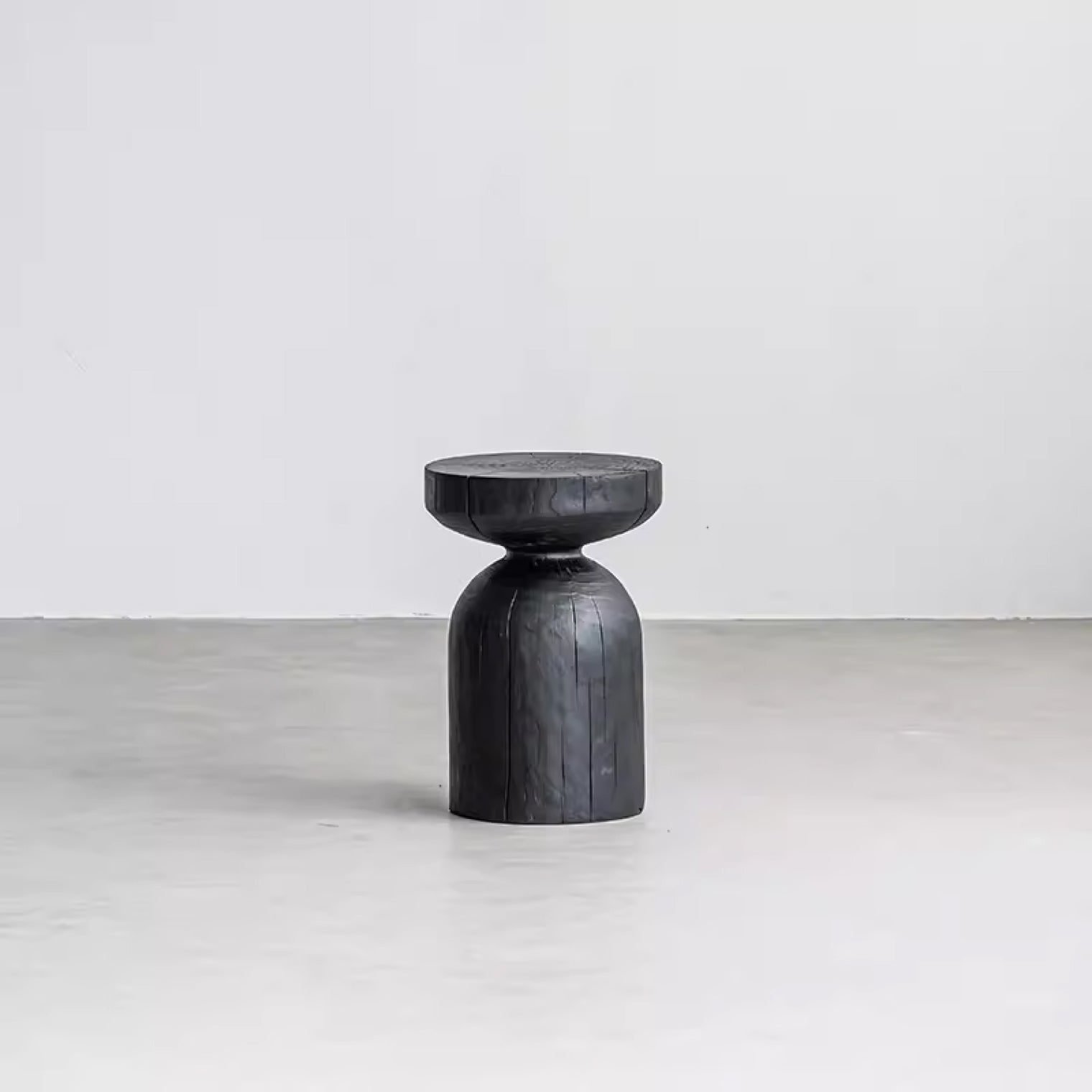 Koa Wood Side Table, 02