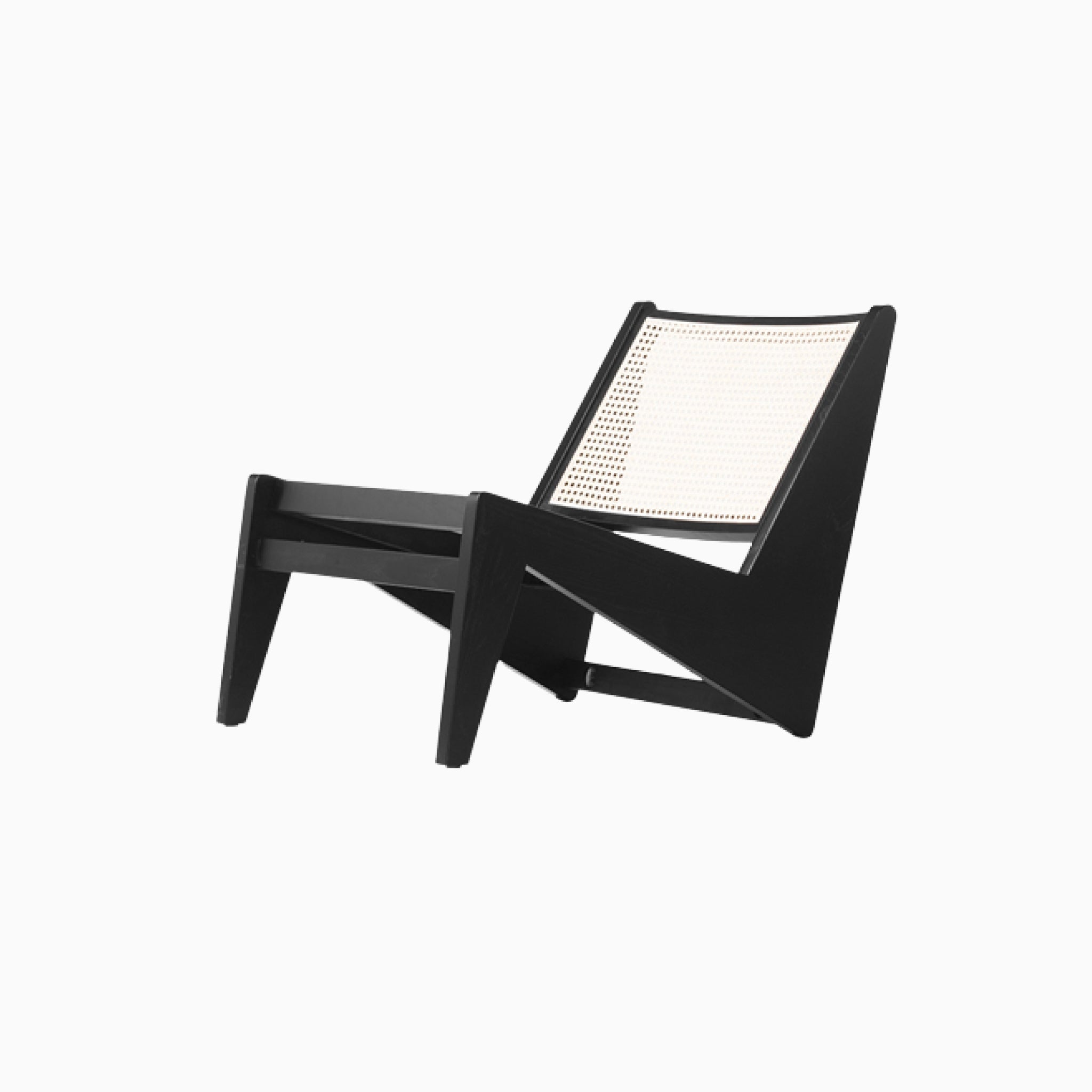 Adeline Accent Chair, Black, Rattan