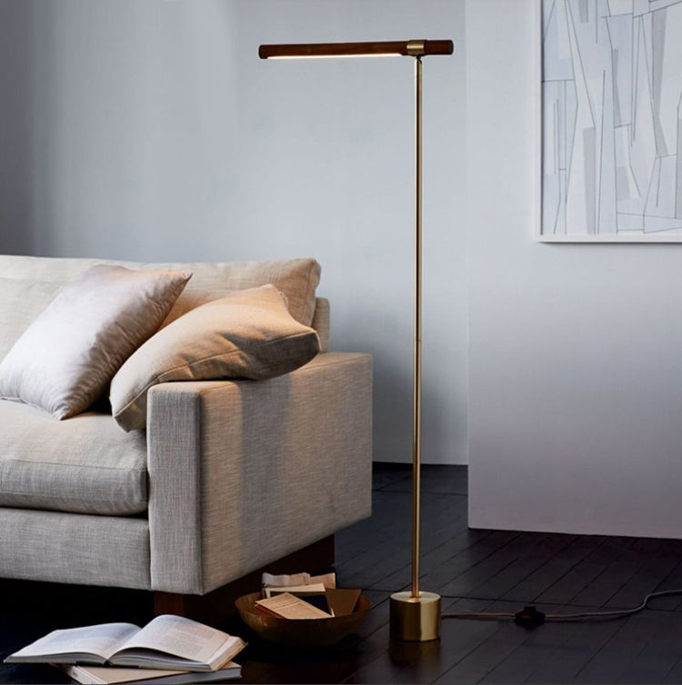 Rational Wood Style Floor Lamp