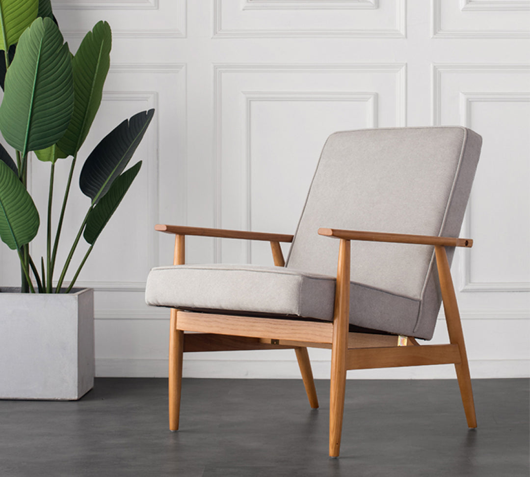 Adeline Solid Wood Accent Chair