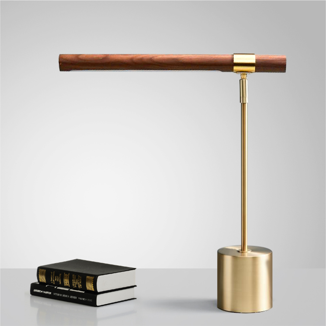 Rational Wood Style Table Lamp