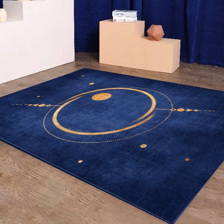 Nordic Midnight Blue Carpet Rug
