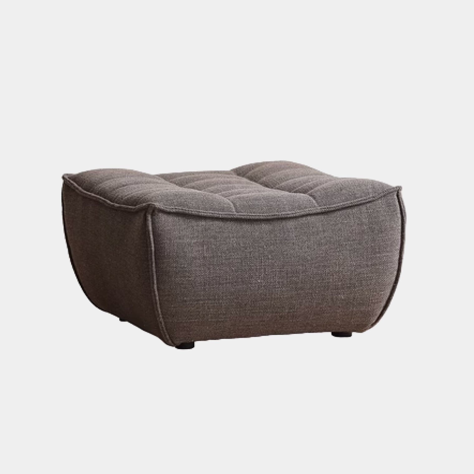 Amber Armless Medium Corner Sofa, Grey