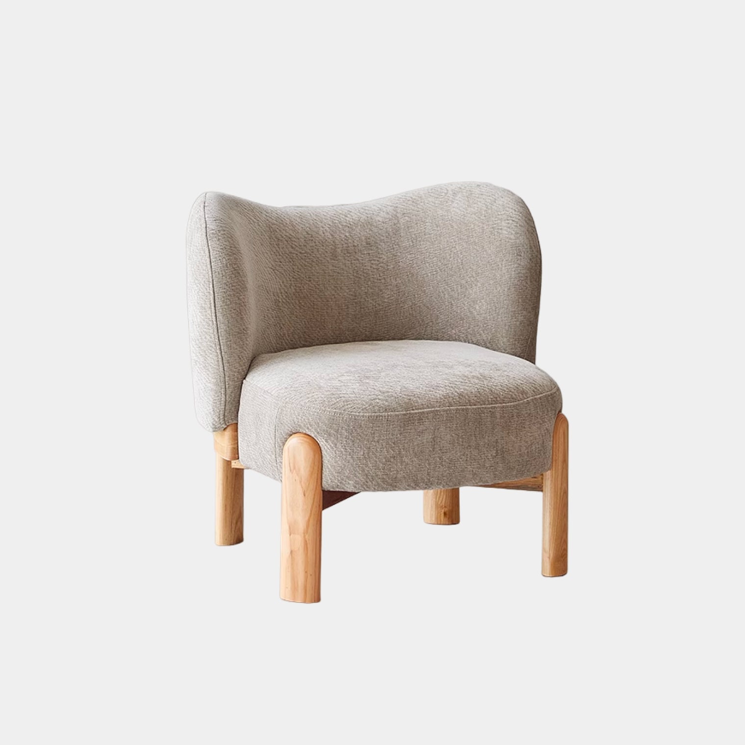 Simon Lounge Chair, Grey