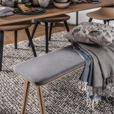 Nord Oak Dining Table with Black leg