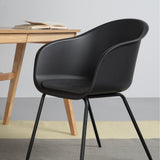 Lumo Blue Dining Chair with Black Leg (Set of 2)