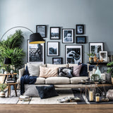 Nord Dowlas Fabric 3 Seater Sofa