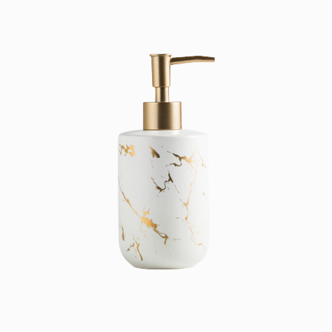 Marble & Gold Soap Dispenser