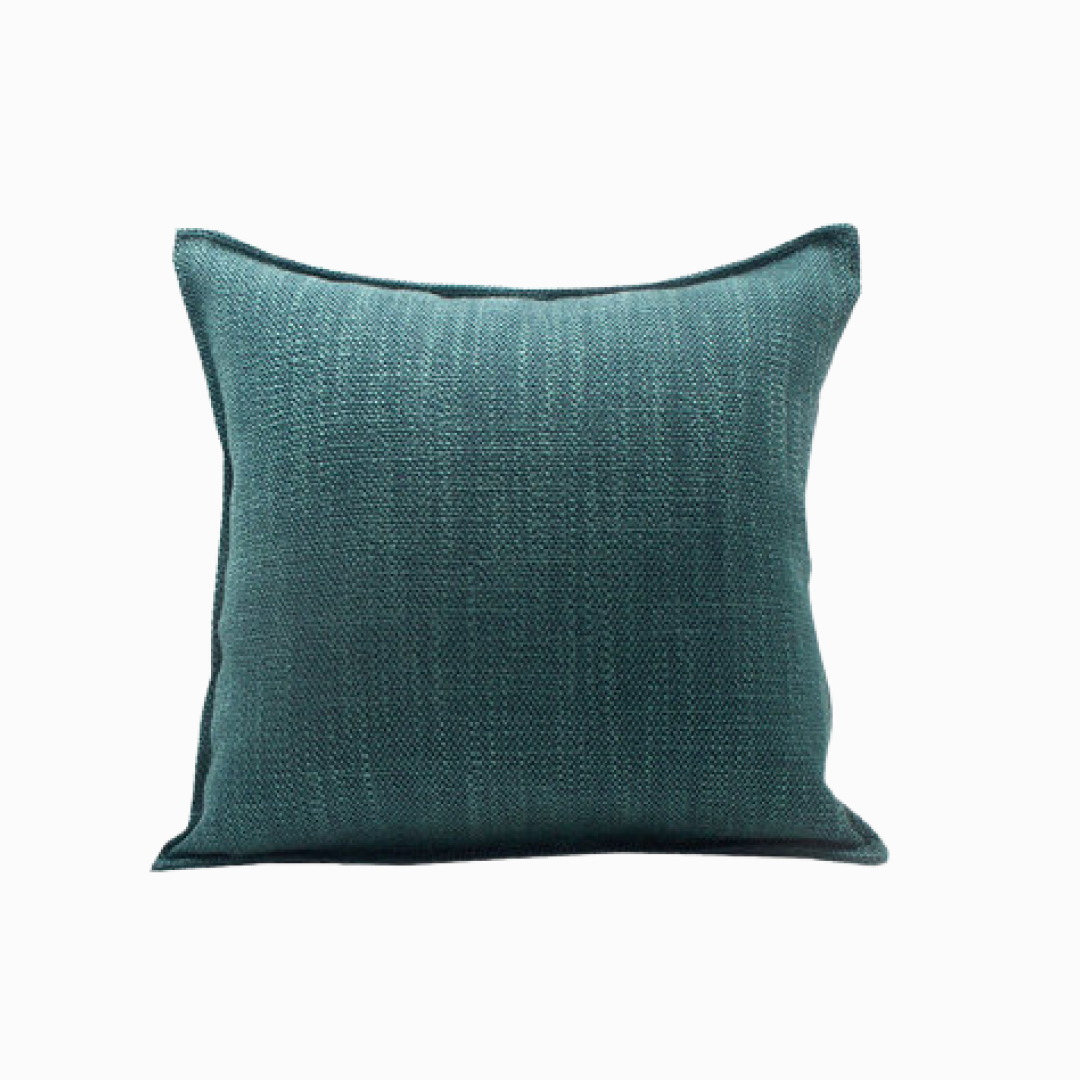 Trevino Cross Green Throw Pillows