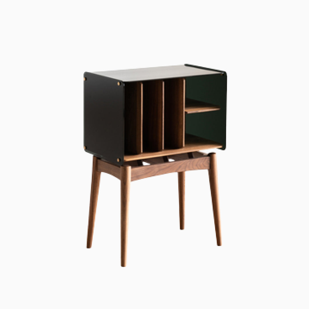 Alana Solid Wood Open Shelves Storage