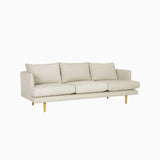 Nord Brown Aniline Leather 3 Seater Sofa