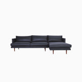 Nord 3 Seater Left Chaise Sofa with Aniline Leather