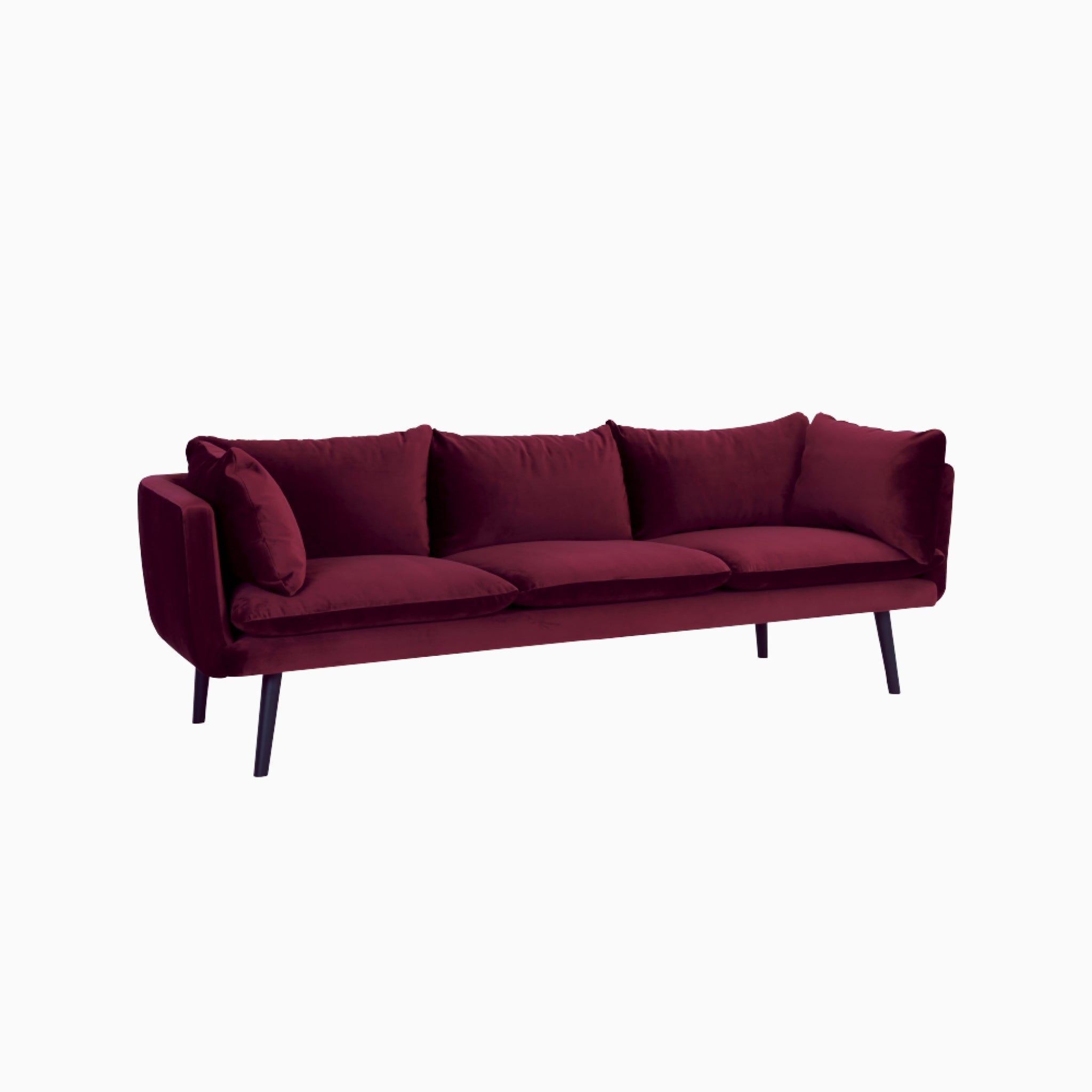 Nord 3 Seater Sofa with Saxony Fabric