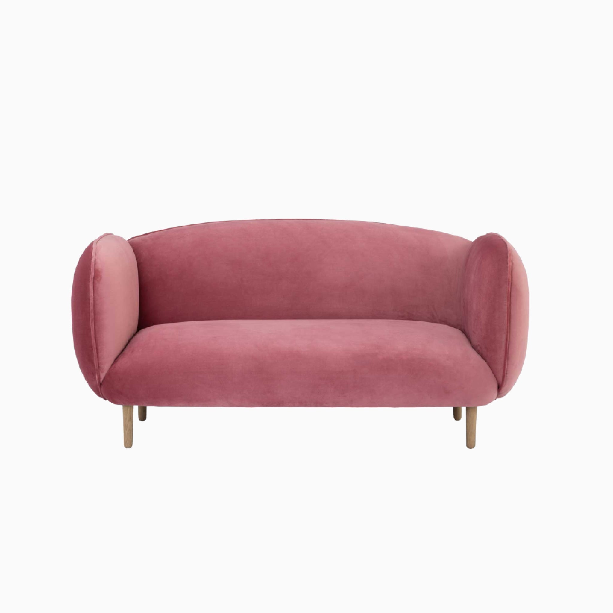 Nord 2 Seater Sofa with Saxony Fabric