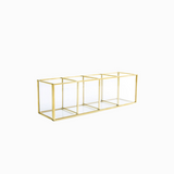 Gold Makeup Brush Skincare Holder