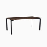 Nord Oak Dining Table with Black leg