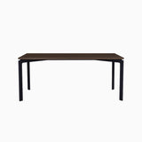 Nord Oak Dining Table with Black leg
