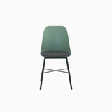 Lumo Yellow Dining Chair with Black Leg (Set of 2)