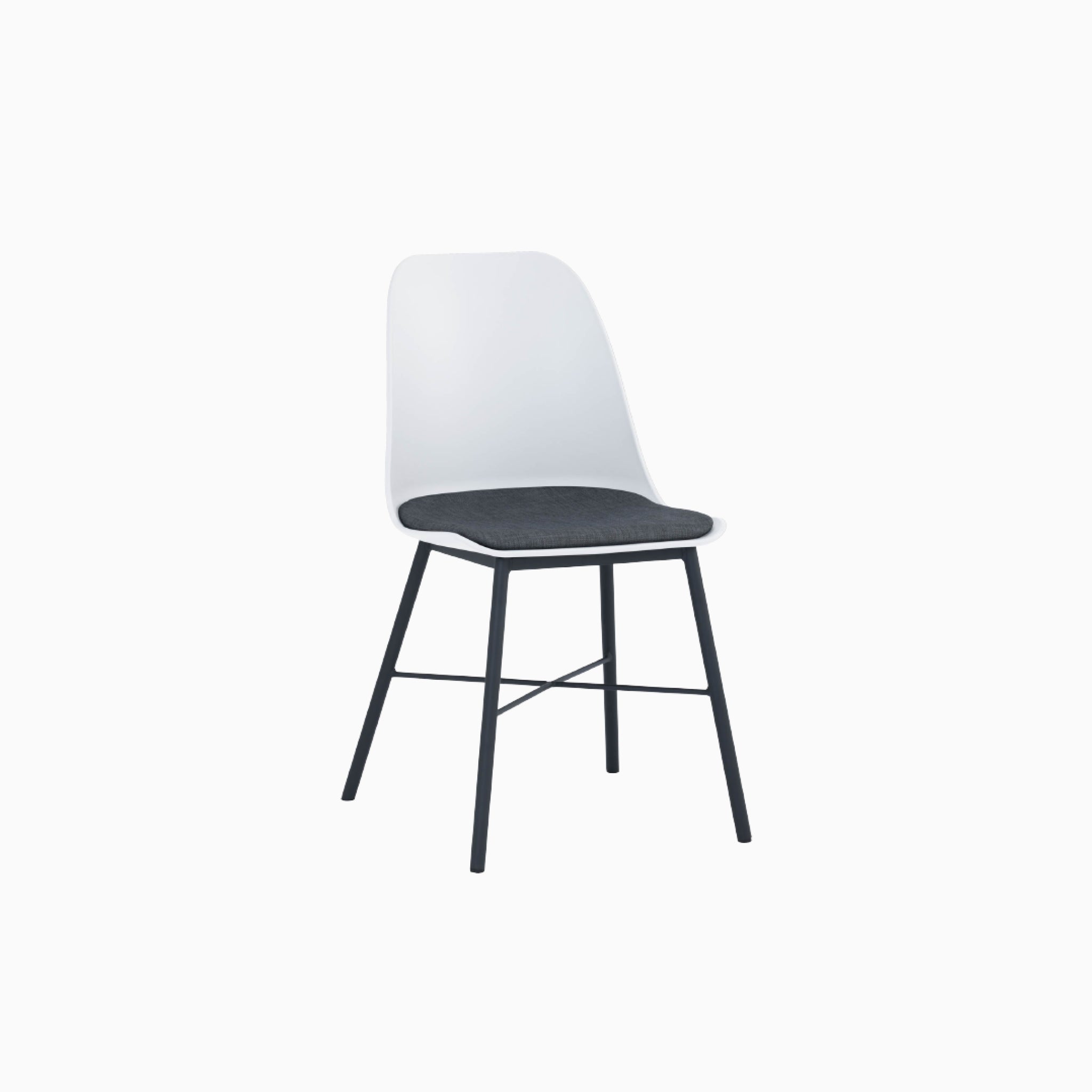 Lumo Blue Dining Chair with Black Leg (Set of 2)