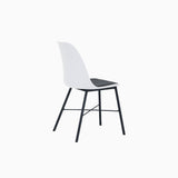 Lumo Green Dining Chair with Black Leg (Set of 2)