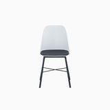 Lumo Yellow Dining Chair with Black Leg (Set of 2)