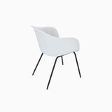 Lumo Black Dining Chair with Black Leg (Set of 2)
