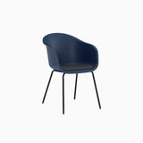 Lumo Blue Dining Chair with Black Leg (Set of 2)