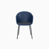 Lumo Blue Dining Chair with Black Leg (Set of 2)