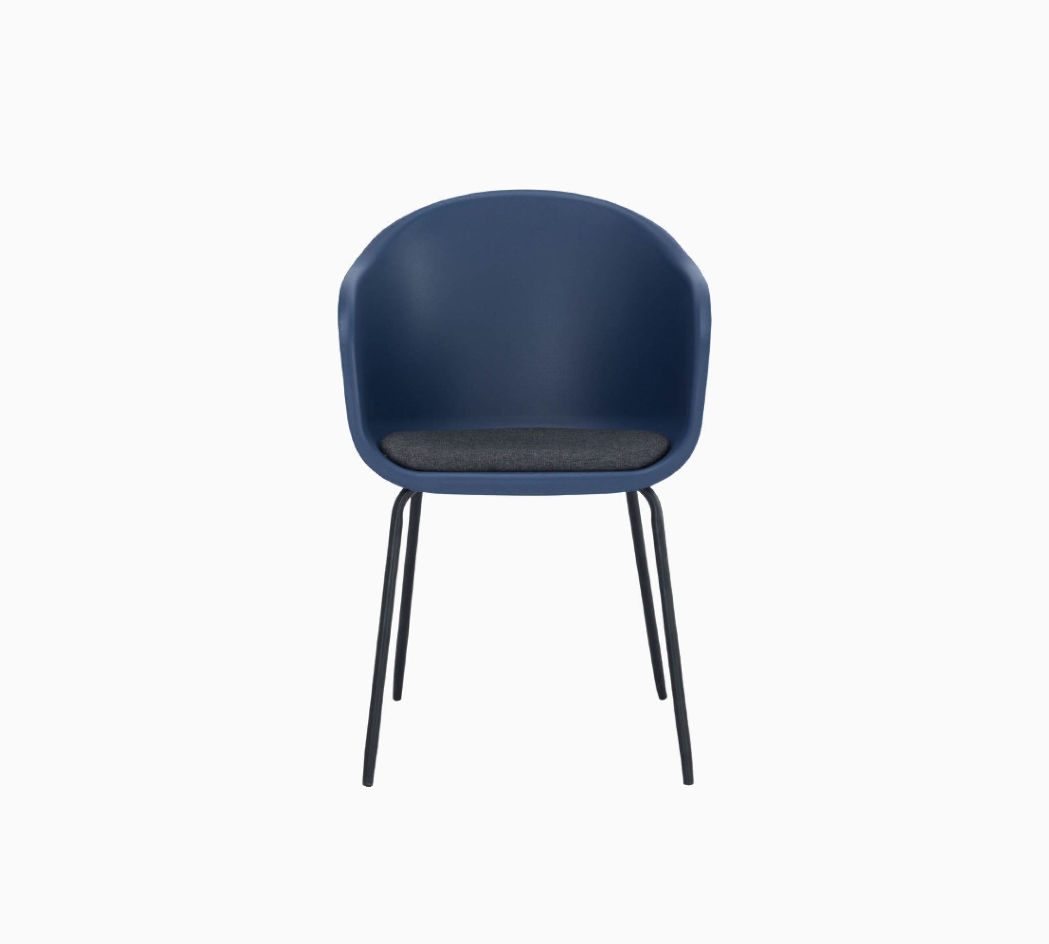 Lumo Black Dining Chair with Black Leg (Set of 2)