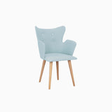 Lumo Grey Dining Chair with Cocoa Leg (Set of 2)