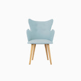 Lumo Grey Dining Chair with Cocoa Leg (Set of 2)