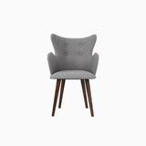 Lumo Grey Dining Chair with Cocoa Leg (Set of 2)