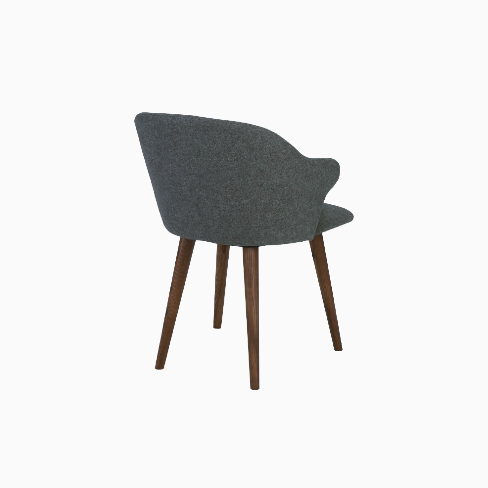 Lumo Grey Dining Chair with Oak Leg (Set of 2)