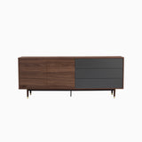Lumo 2M Walnut 5 Doors Sideboard
