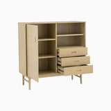 Lumo 1.2M Oak 4 Doors Sideboard