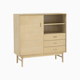 Lumo 1.2M Oak 4 Doors Sideboard