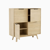 Lumo 1.2M Oak 4 Doors Sideboard