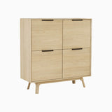 Lumo 1.2M Oak 4 Doors Sideboard