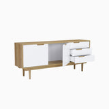 Lumo 1.8M Grey 5 Doors Sideboard