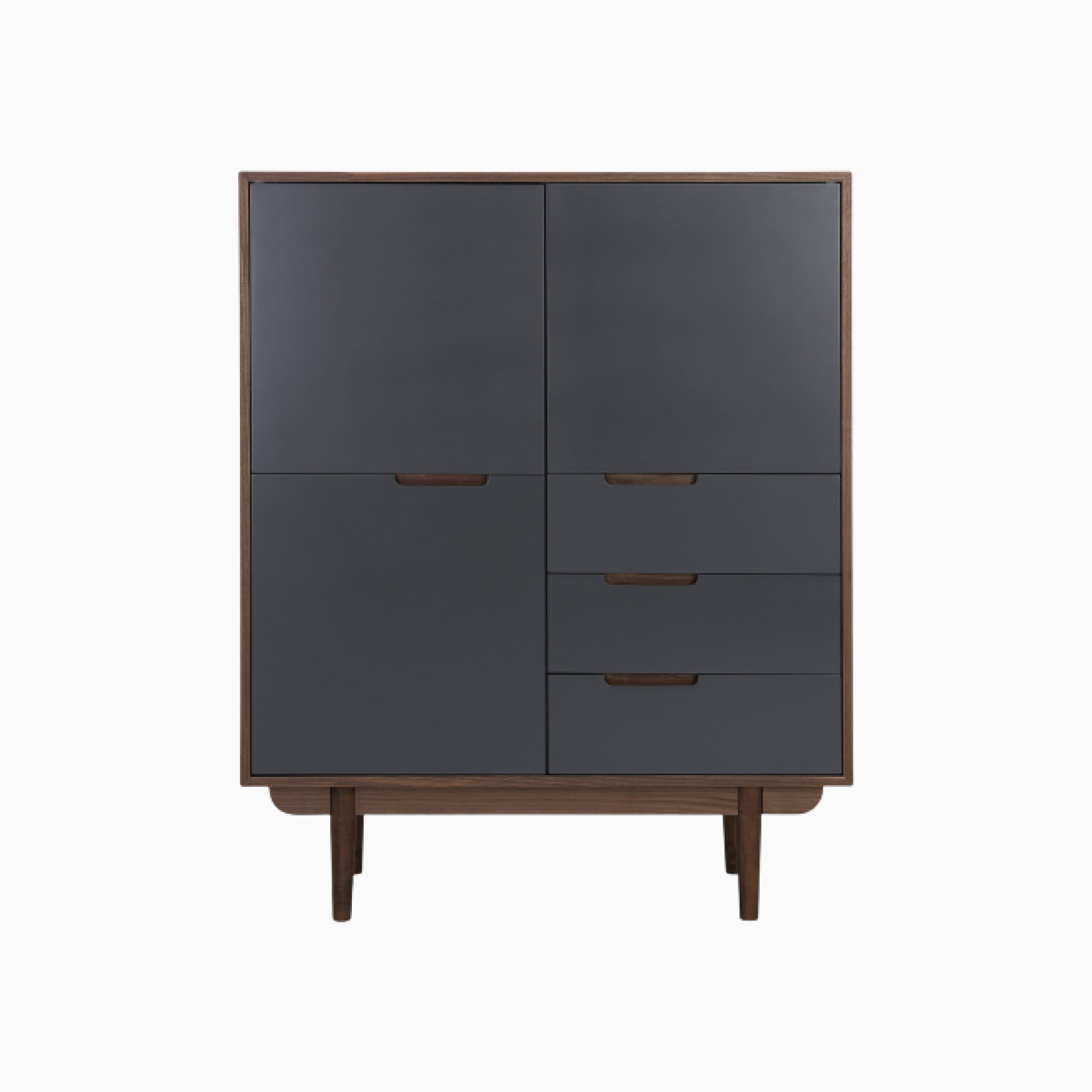 Lumo 1.35M Grey 6 Doors Sideboard