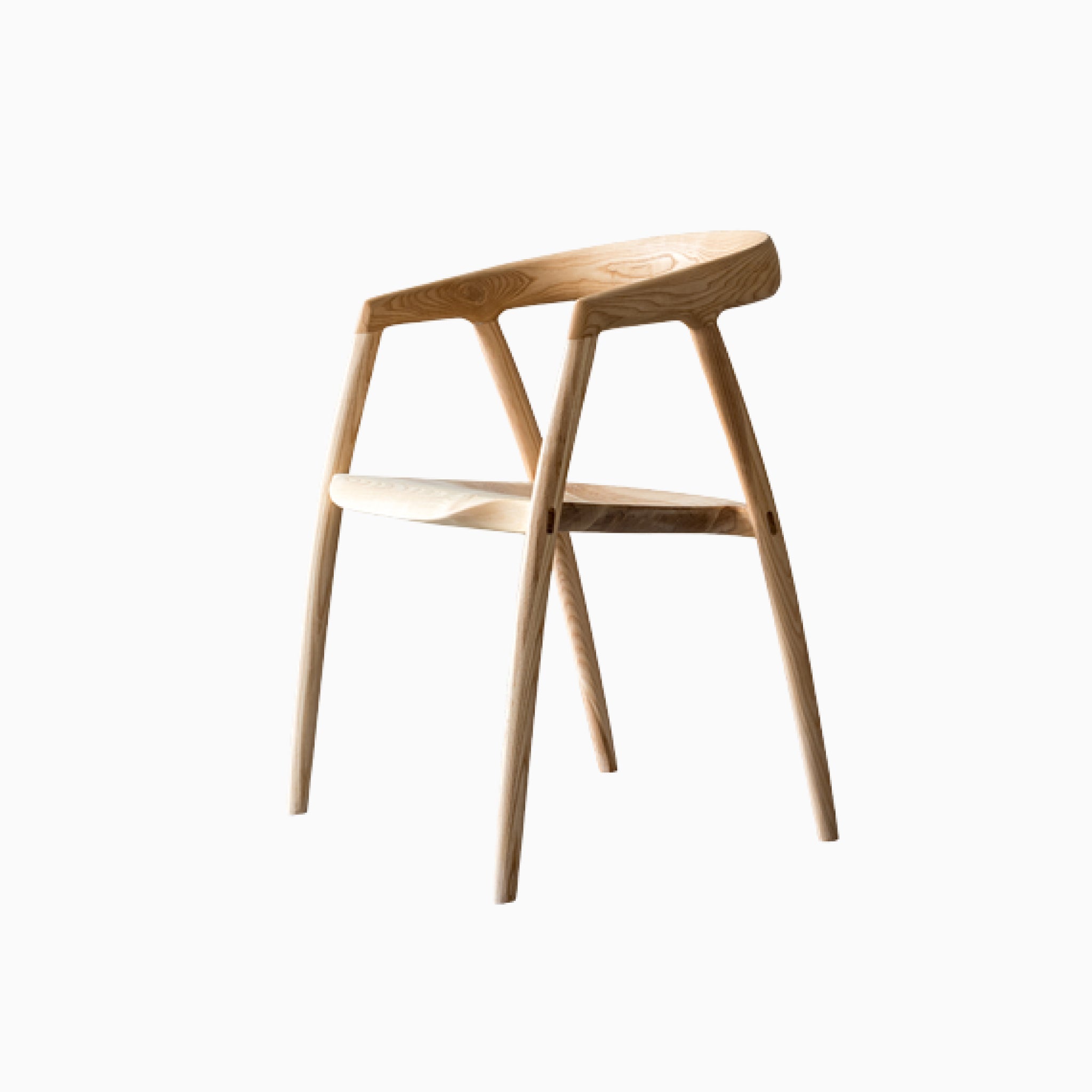 Adeline Dining Chair with Arms, Oak
