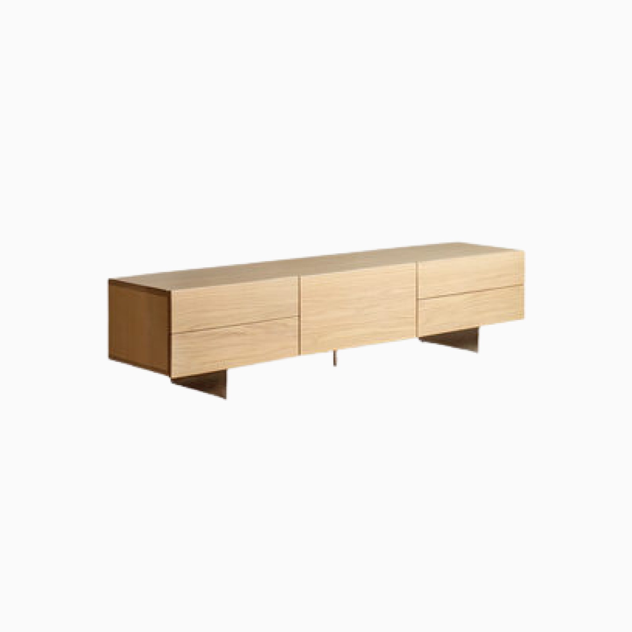 Otto TV Console, Oak