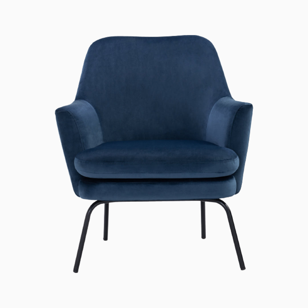 Lucian Navy Lounge Chair