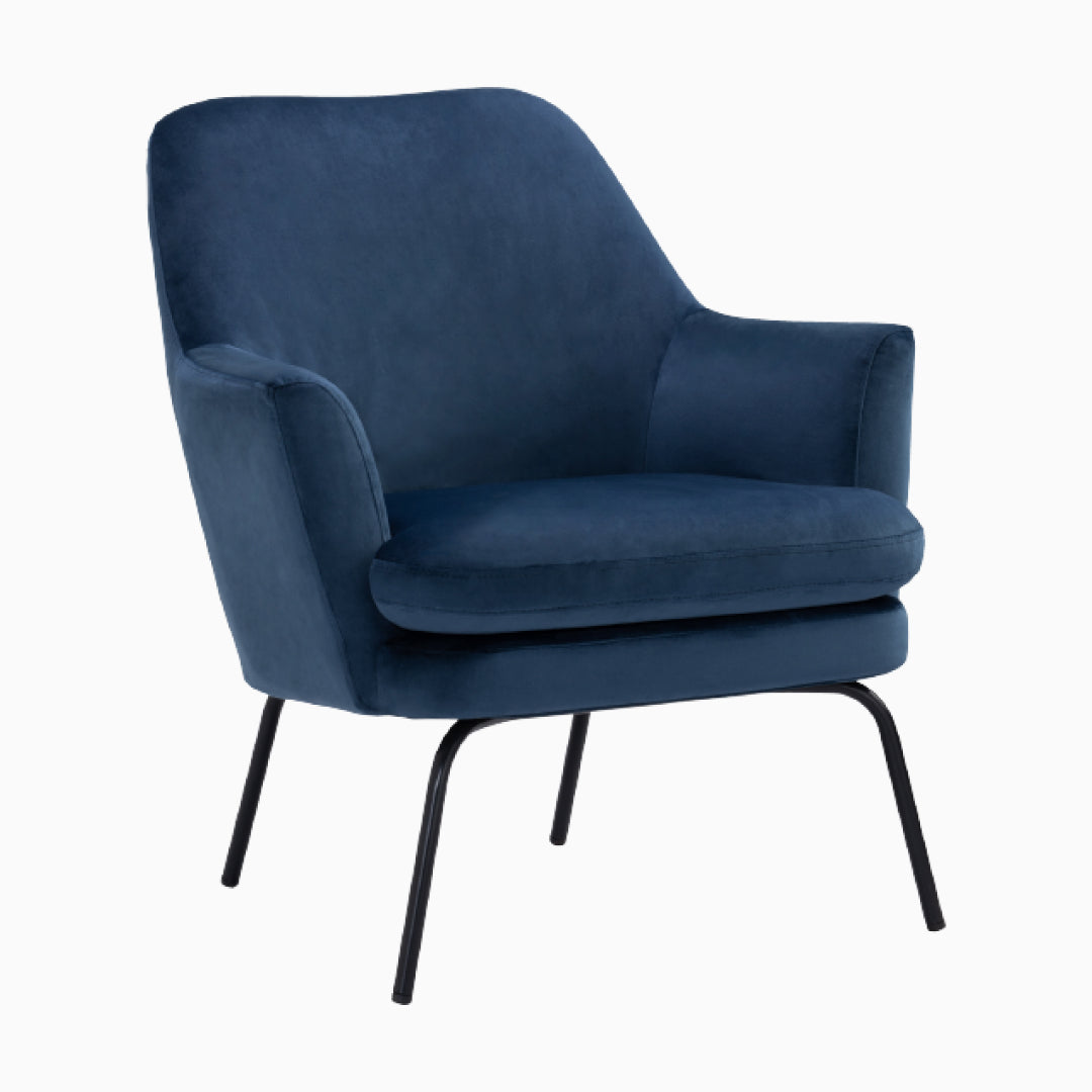 Lucian Navy Lounge Chair