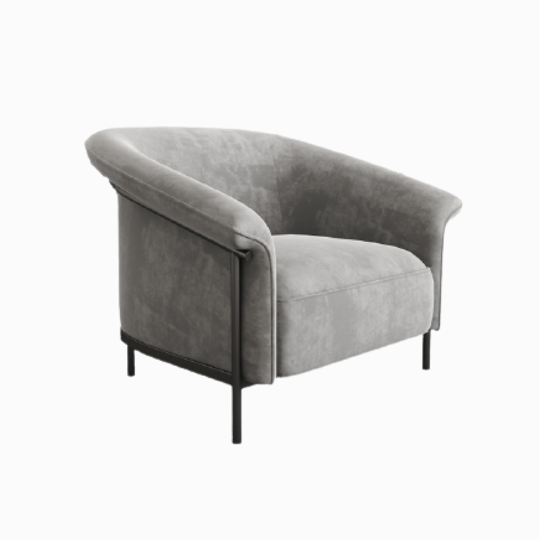 Muse 1 Seater Velvet Sofas