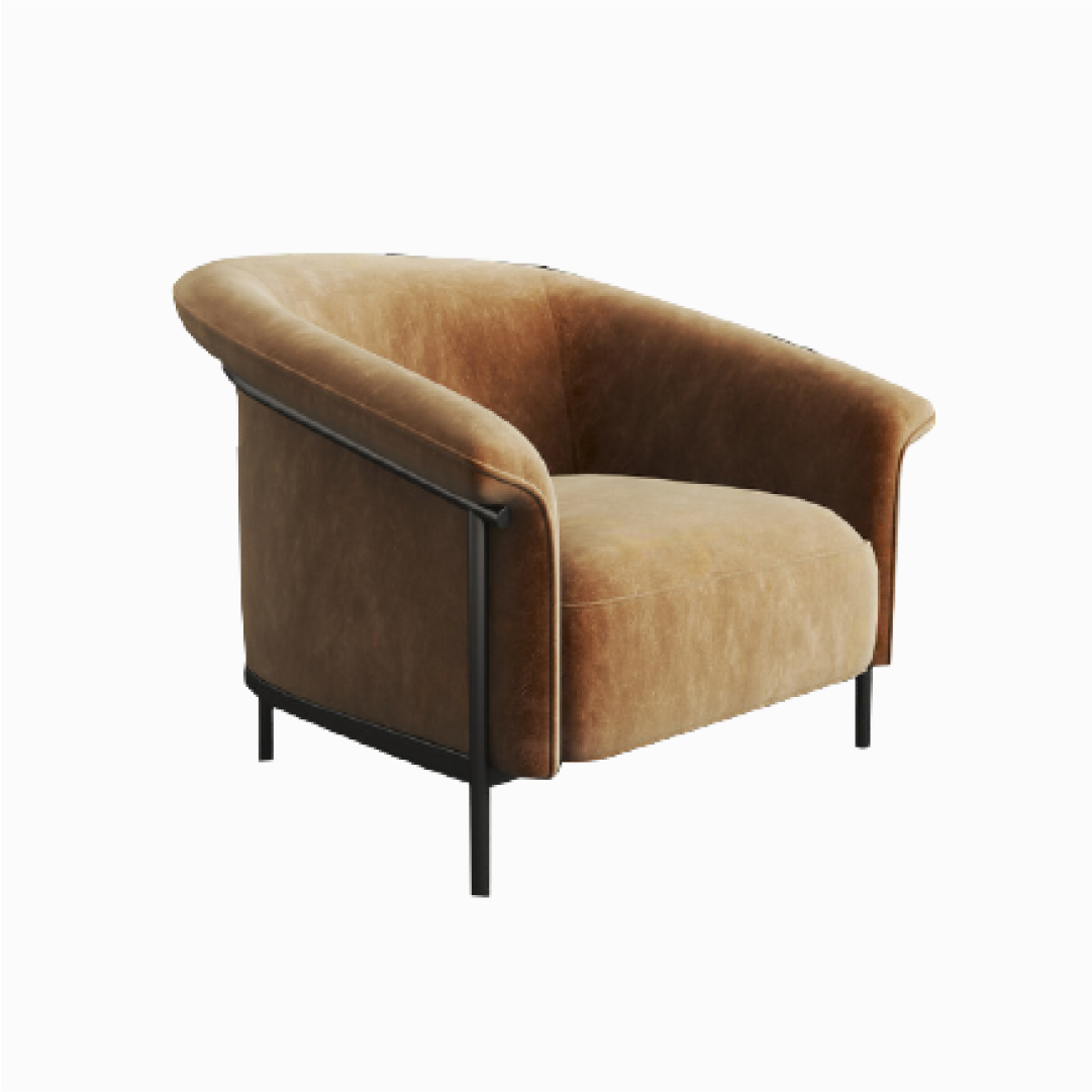 Muse 1 Seater Velvet Sofas