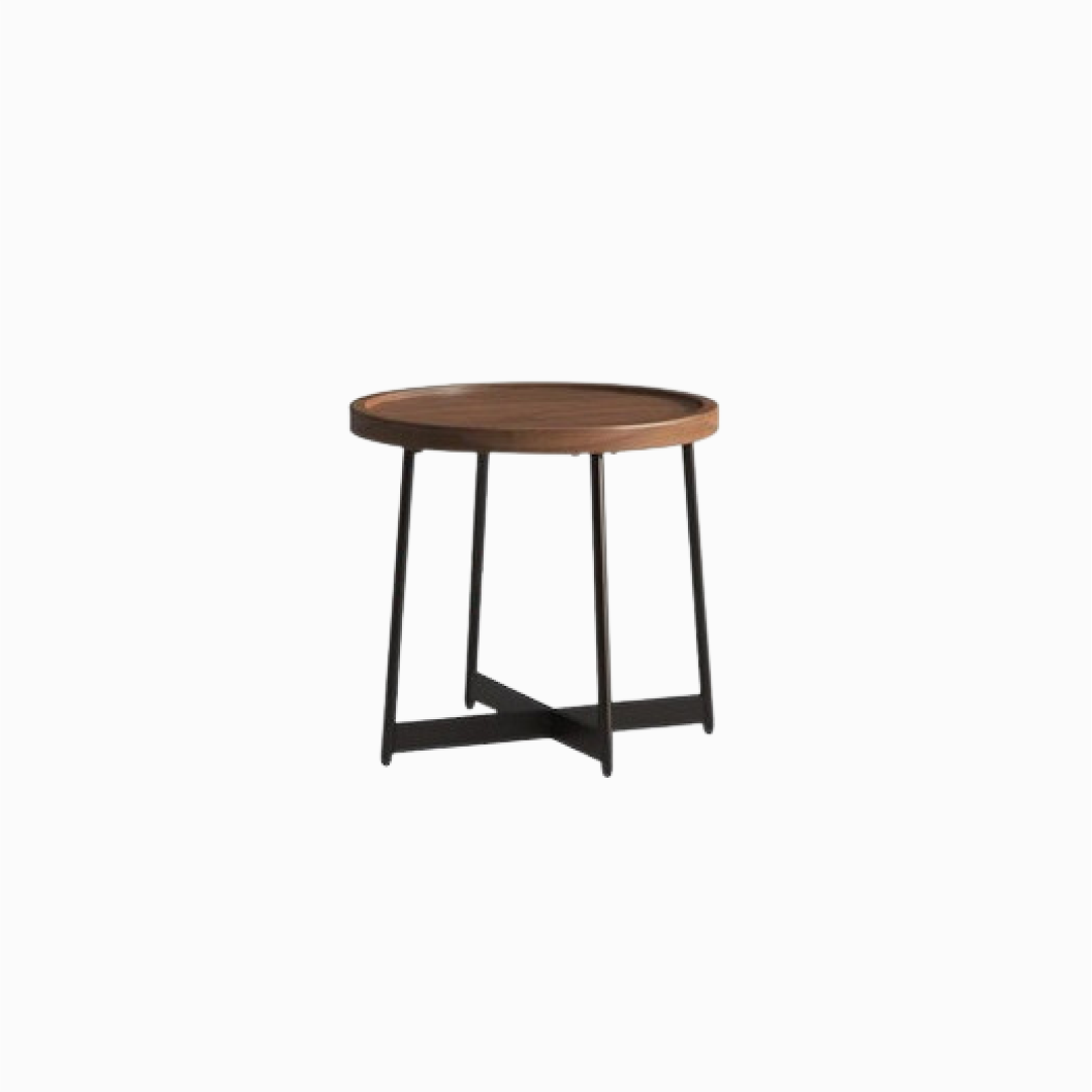 Mauve Minimalistic Coffee & Side Table