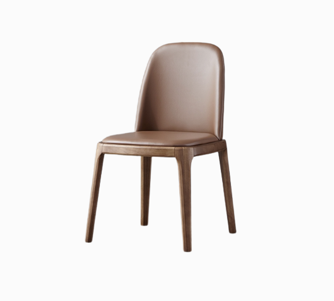 Leslie Set of 2 Leather Dining Chair