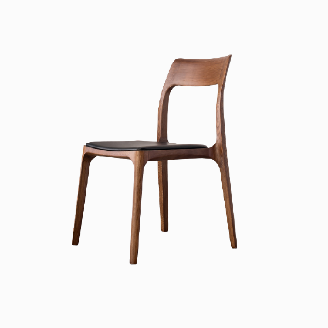 Adeline Set of 2 Solid Wood Dining Chairs