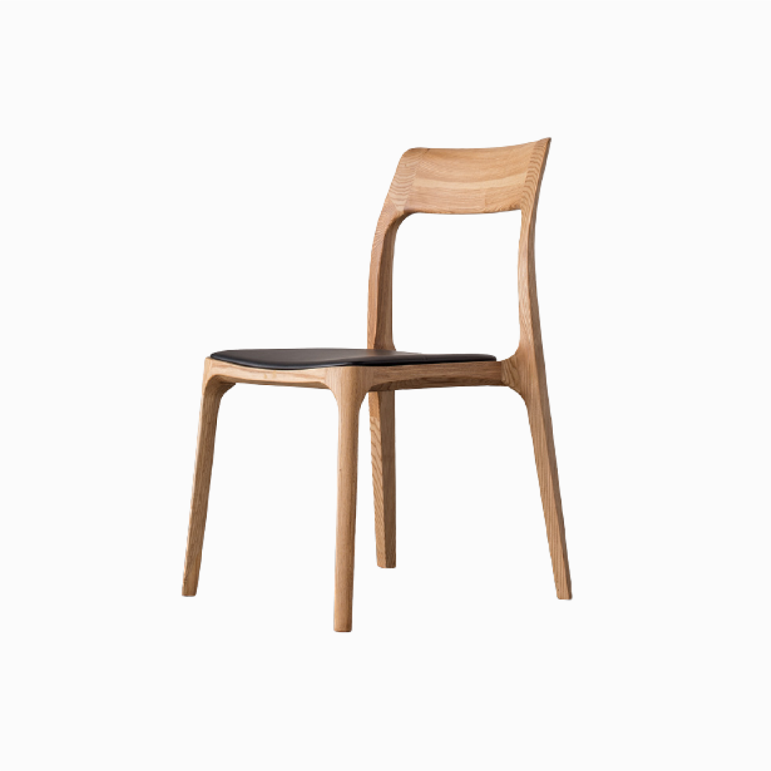 Adeline Set of 2 Solid Wood Dining Chairs